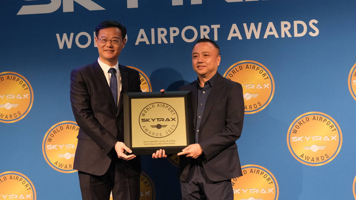 2023 年中国最佳机场酒店 深圳机场凯悦酒店