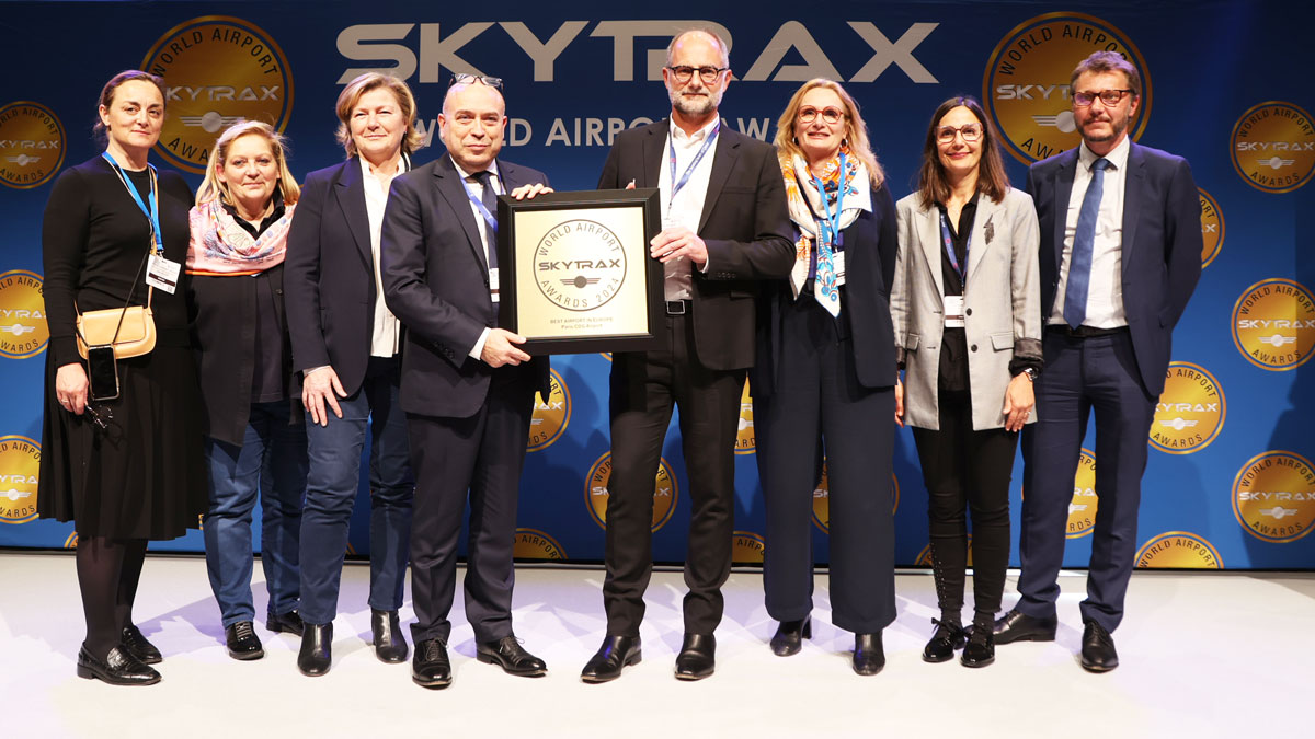 el aeropuerto de París CDG es nombrado el mejor aeropuerto de Europa