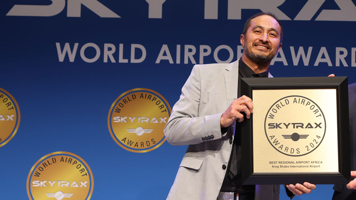el Aeropuerto King Shaka de Durban es nombrado el mejor aeropuerto regional de África