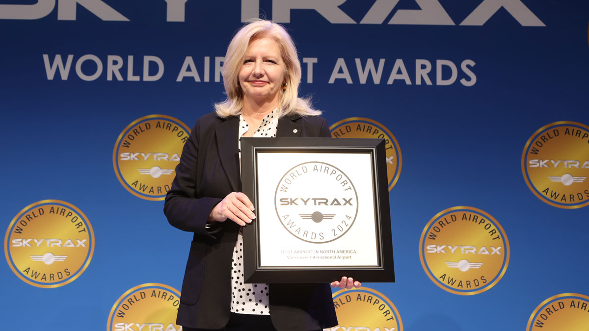 el aeropuerto de Vancouver recibe el premio al mejor aeropuerto de Norteamérica